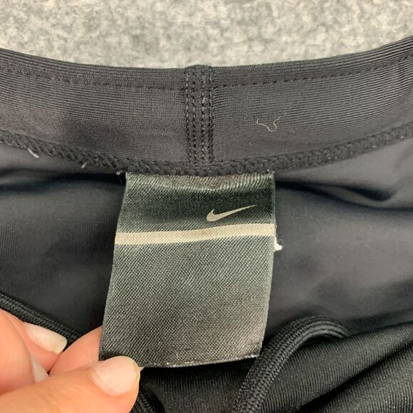 Nike Swim Short Mens 38 Black Fitted Stretch Nylon Blend Internal Drawstring - Picture 5 of 15